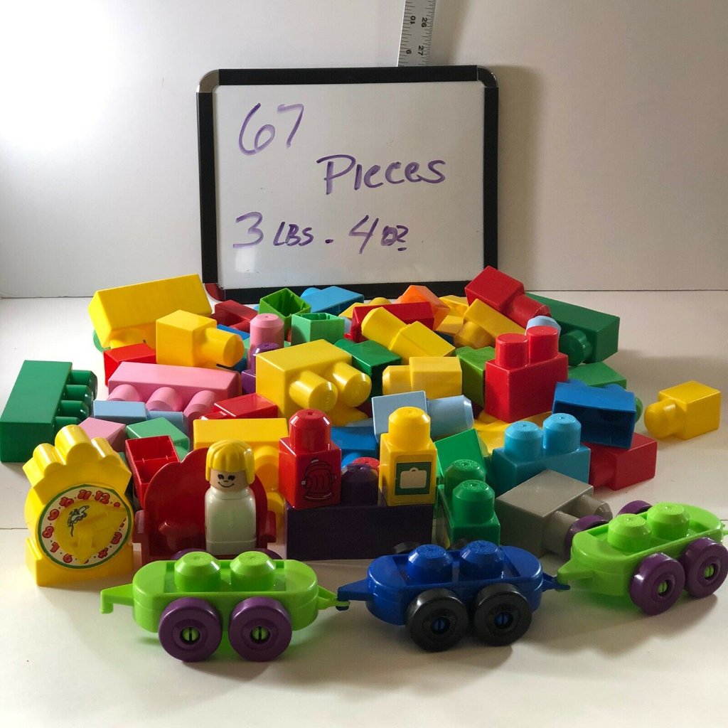 Lot 67 Piece W Cars Large Lego Ritvik Mega Bloks